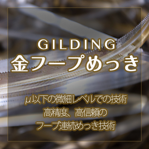 「金フープめっき」イメージ画像